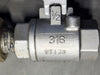 78" Long Plug Grout with 1/2" 2000WOG Stainless Steel Ball Valve M175