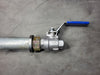 147" Long Plug Grout with 1/2" 1000WOG Stainless Steel Ball Valve