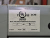 GENERAL ELECTRIC Double Fused Interrupter Switch 5 kV, 4160 Volts & Conduit Cabinet