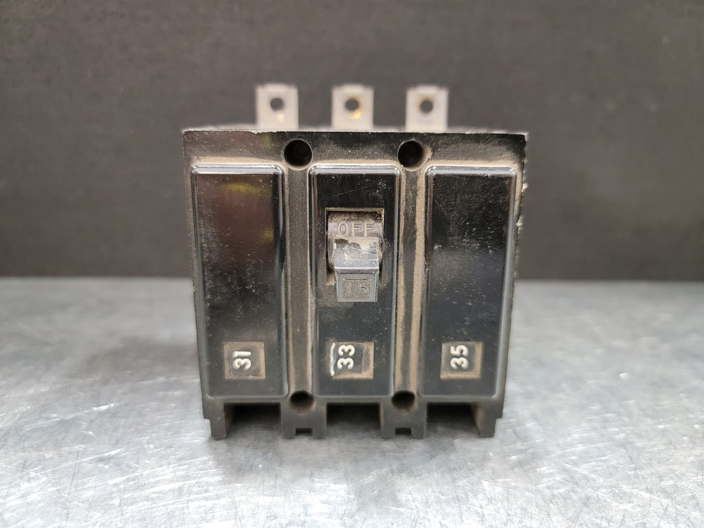 WESTINGHOUSE 15 Amp, 3 Pole, 240 volts Circuit Breaker BA-3015H