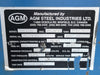 AGM STEEL INDUSTRIES LTD. 180 Gal. Pressure Tank MS180US