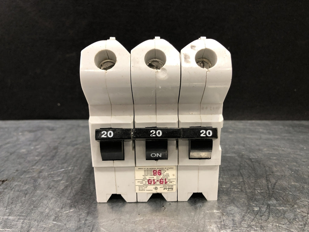 FEDERAL PIONEER 20 Amp, 3 Pole, 240 Volts Circuit Breaker NB320