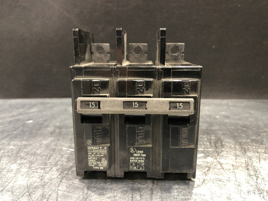 ITE 15 Amp, 3 Pole, 240 volts Circuit Breaker BQ3-B015