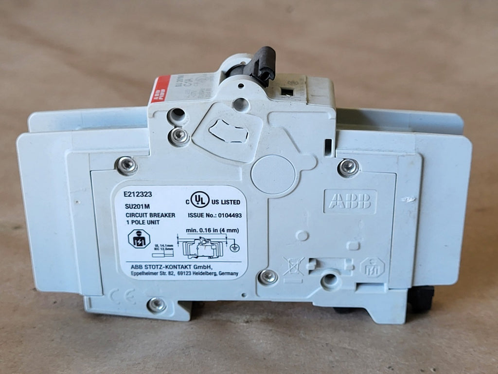 ABB 1 Amp, 1 Pole, 277 volts Circuit Breaker SU 201M C1A