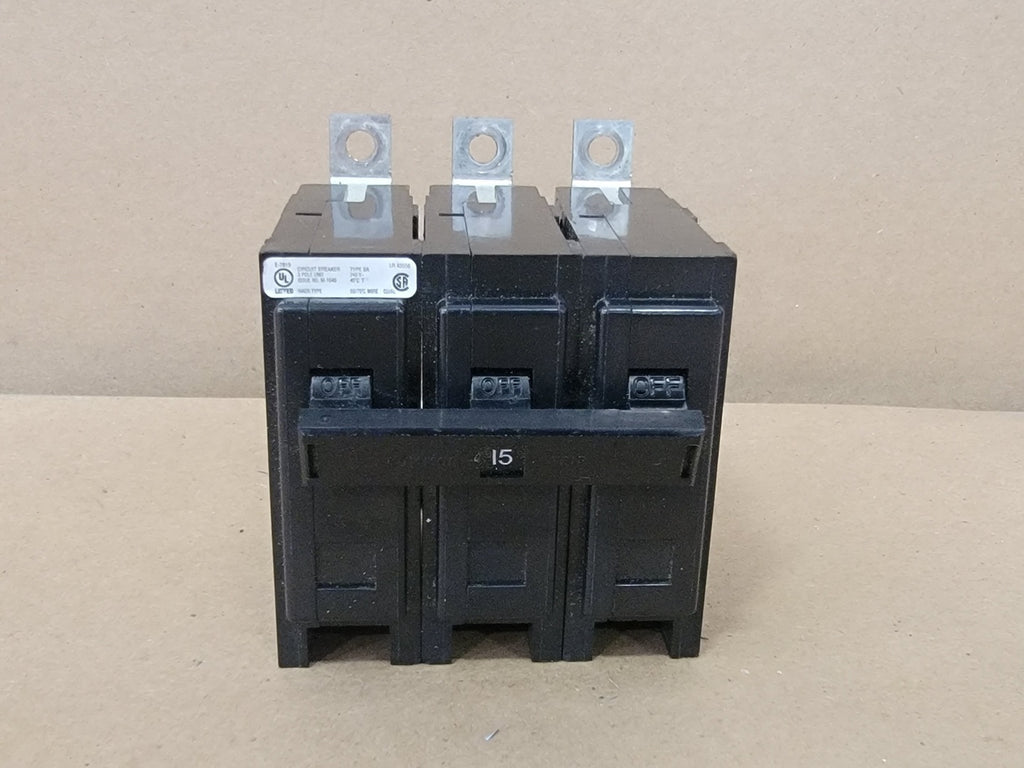 EATON 15 Amp, 3 Pole, 240 volts Circuit Breaker BA315