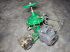 FISHER 1" Flanged Control Valve V300 w/ Actuator 1052-20 and Controller DVC6020F
