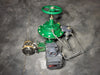FISHER 1" Flanged Control Valve V300 w/ Actuator 1052-20 and Controller DVC6020F