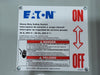 EATON 30A 600V 3-Pole Non-Fusible Heavy Duty Safety Switch DH361UGK