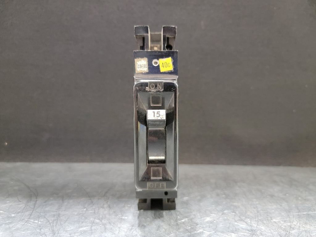 FEDERAL PIONEER 15 Amp, 1 Pole, 346 volts Circuit Breaker NEF311015