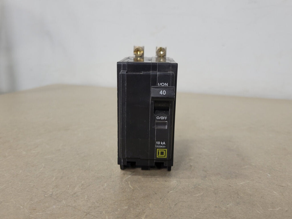 SQUARE D 40 Amp, 2 Pole, 120/240 Volts Circuit Breaker QOB240