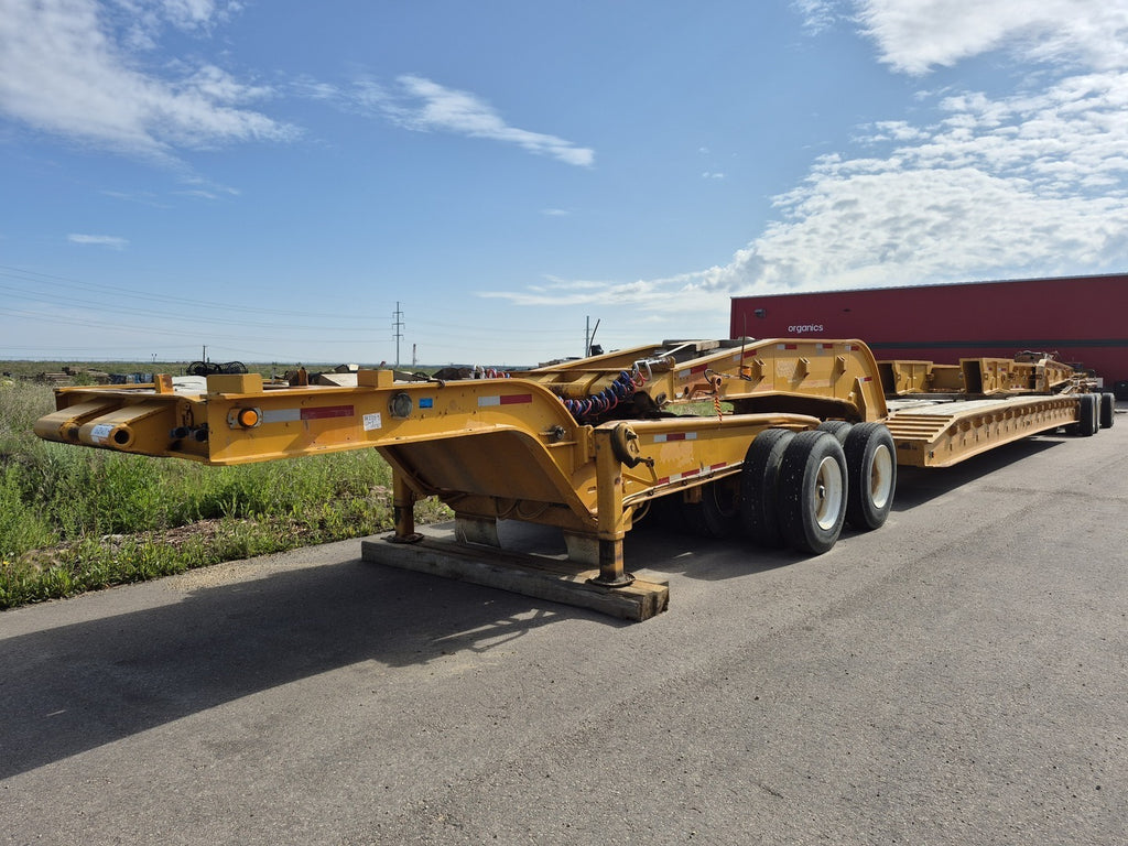 COLUMBIA 100-Ton 48-Wheel Double Drop RGN Lowboy Trailer - Removable Gooseneck Heavy Haul