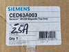 SIEMENS 25 Amp 3 Pole 600 volts Motor Circuit Interrupter CED63A025