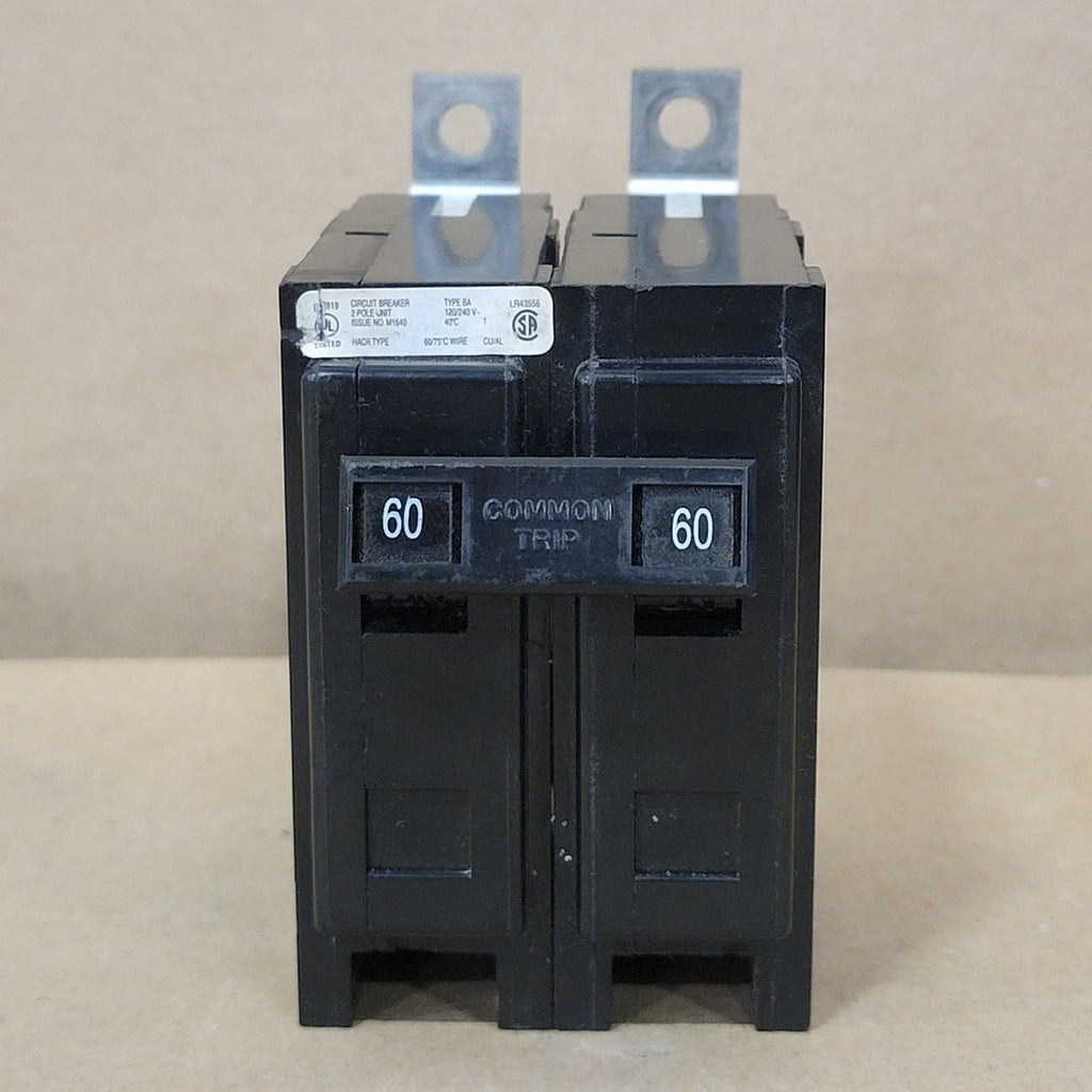 CUTLER-HAMMER 60 Amp, 2 Pole, 120/240 Volts Circuit Breaker BA260