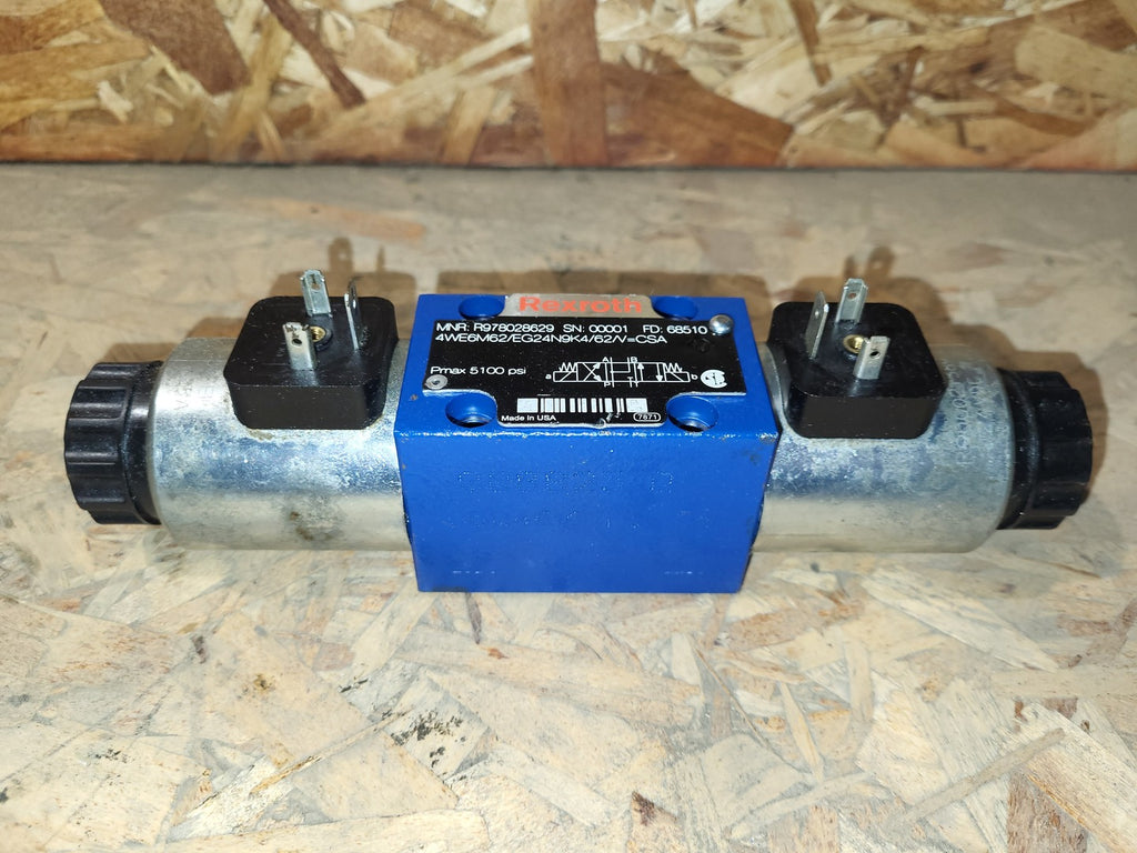 REXROTH Directional Spool Valve R978028629, 4WE6M62/EG24N9K4/62/V