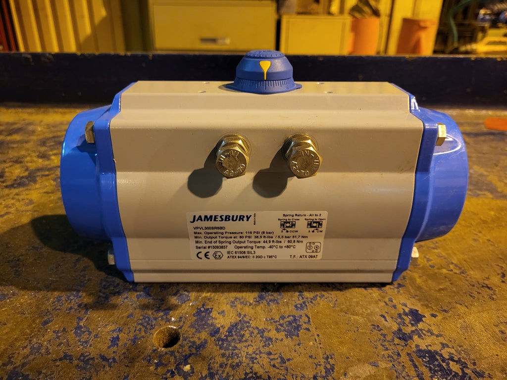 JAMESBURY Spring Return Pneumatic Actuator VPVL300SR6BD