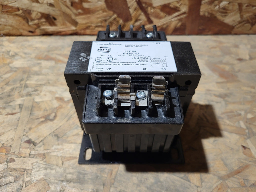 HAMMOND POWER SOLUTIONS INC. 350VA Control Transformer 600 Pri. Volts, 120 Sec. Volts, PH350AJ