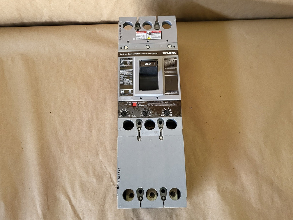 SIEMENS 150 Amp, 3-Pole, 600 Volt Circuit Breaker CFD63A150