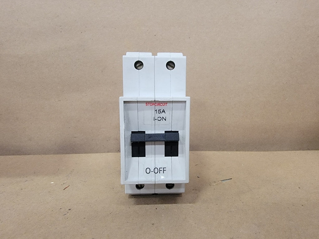 ENTRELEC 15 Amp, 2 Pole, 240 volts Circuit Breaker GMB 15D