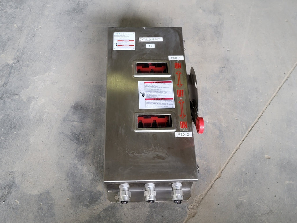 EATON 100 Amp Heavy Duty Double-Throw Safety Switch 4DT363NFW