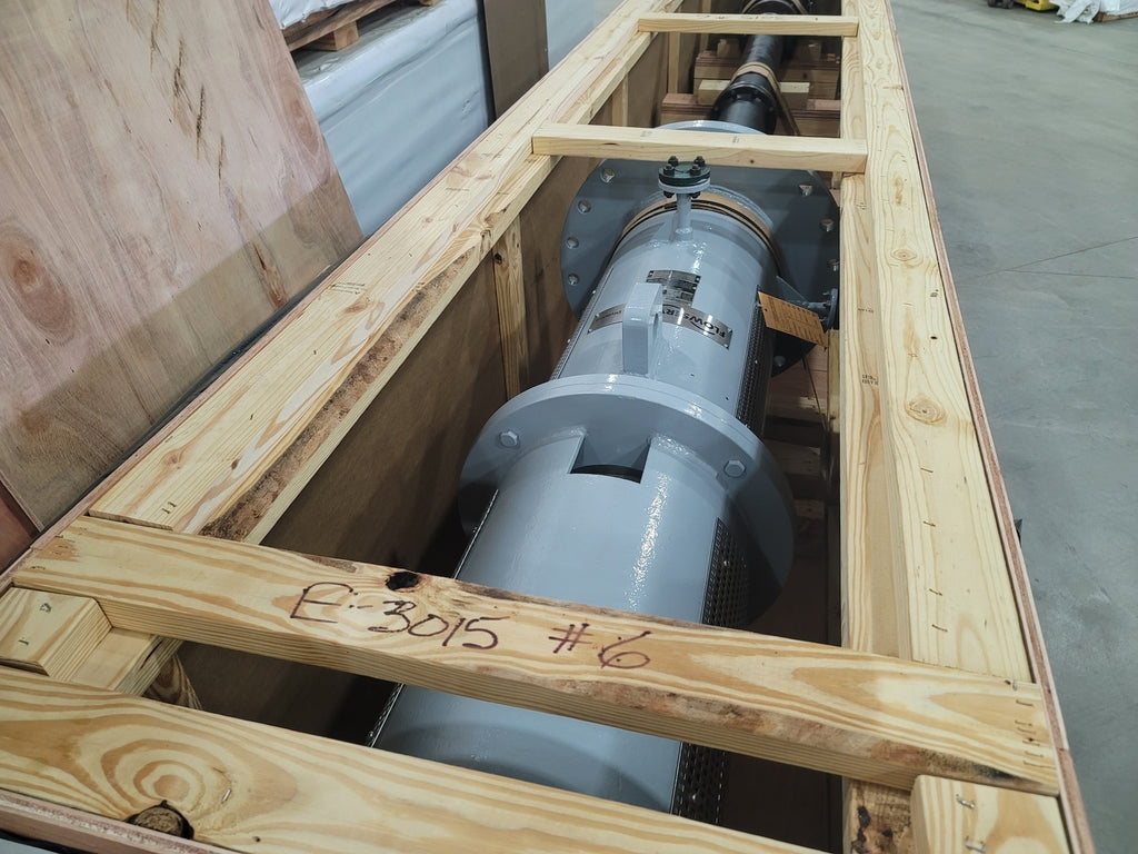 FLOWSERVE 8'' Vertical Turbine Pump 12 EJH-1 w/ 25 hp Motor