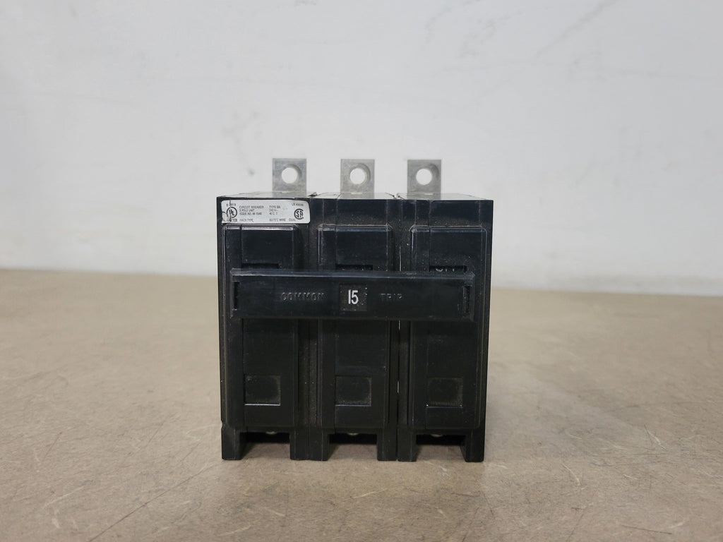 EATON 15 Amp, 3 Pole, 240 Volts Circuit Breaker BAB3015H