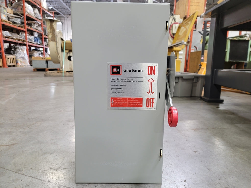 CUTLER-HAMMER 100 Amp Heavy Duty Safety Switch No. 1HD323N