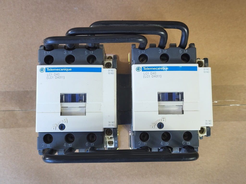 TELEMECANIQUE 40 Amp, 3 Pole, 1NO + 1NC, 600VAC Coil Contactor LC2D40