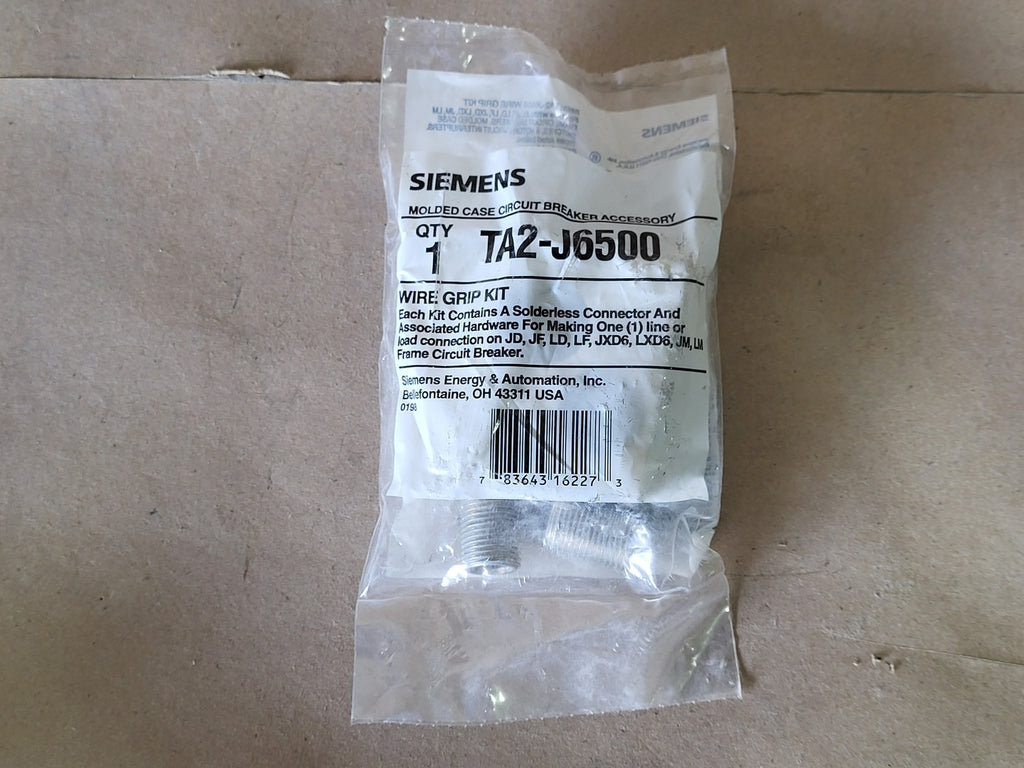 SIEMENS Wire Grip Kit, Terminal Lug TA2-J6500 500 MCM
