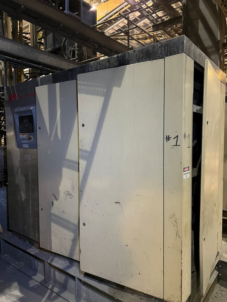 INGERSOLL-RAND 100 hp, 455 CFM, 125 PSI Rotary Screw Air Compressor R75i-A125