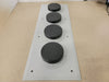 COMMSCOPE Four 4" Port Aluminum Entrance Panel, 1" x 4" 204673-4