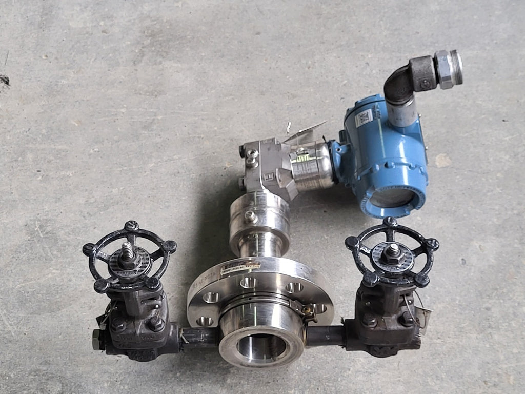 ROSEMOUNT Level Transmitter 3051SAL2PC2AA1A2620ZFF w/ Flange and Valve