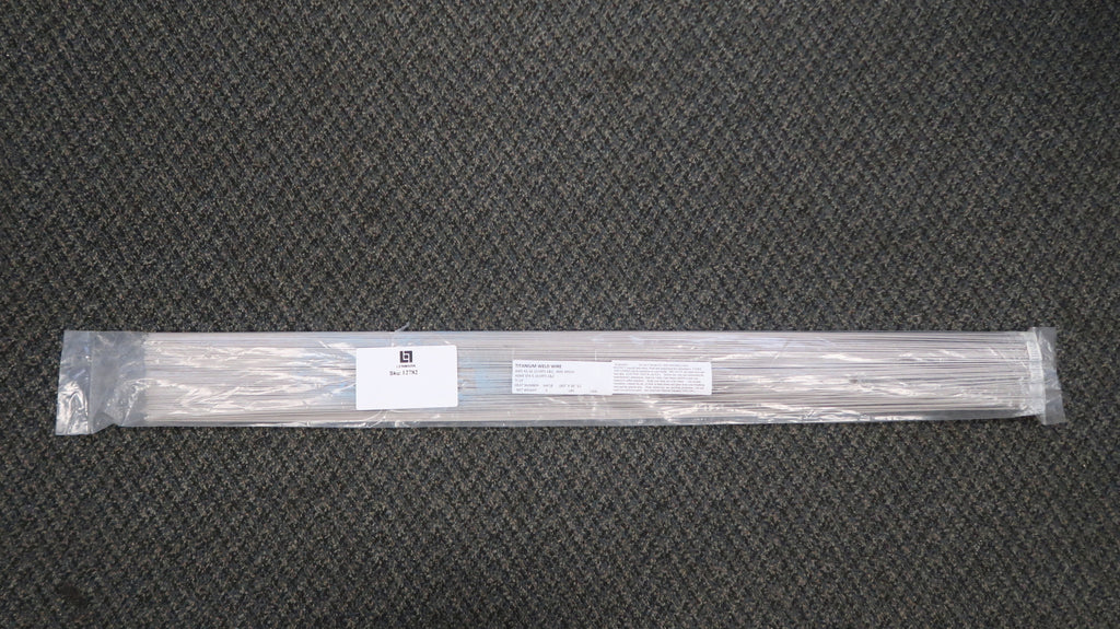 0.63" x 36" Titanium TIG Welding Wire Rods ERTi-1&2, AMS 4951H (5lb. Pack)
