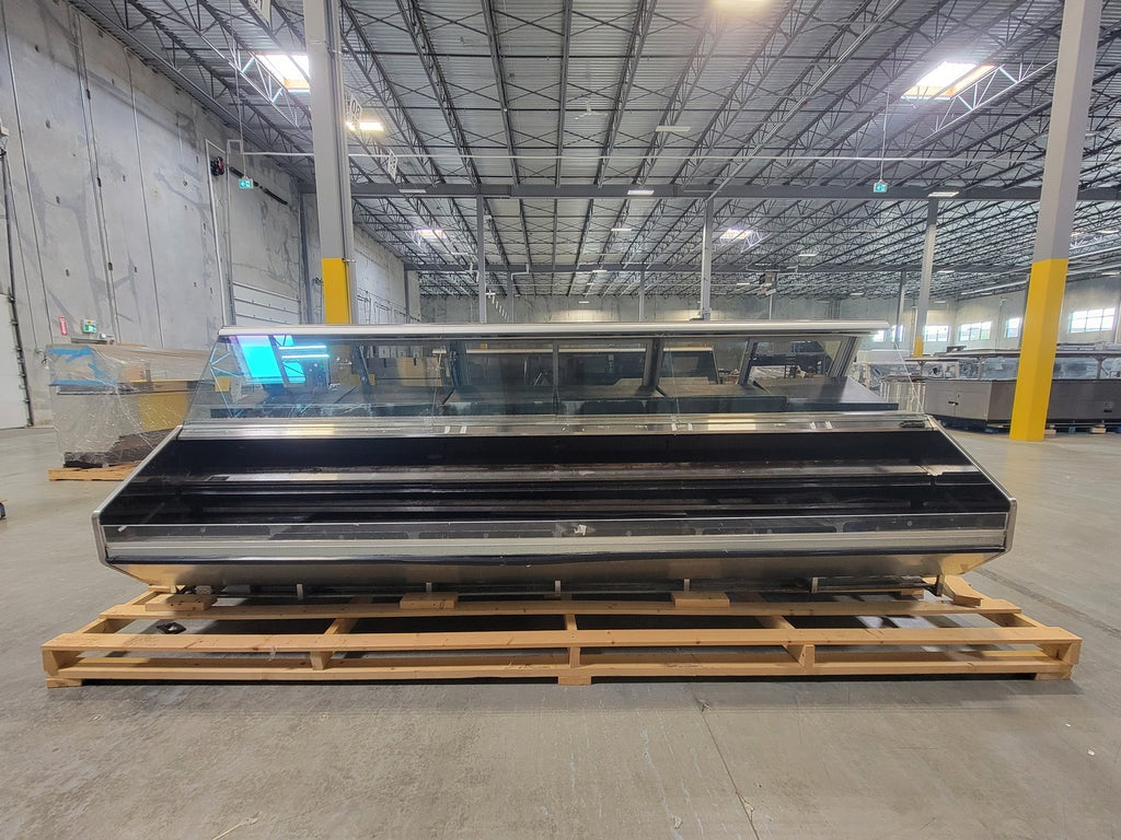 BARKER Self-Service Open Multi-Deck Merchandiser w/ Service Dome PTD12RDRS, 12ft