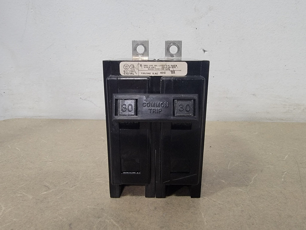 WESTINGHOUSE 30 Amp, 2 Pole, 120/240 Volt Circuit Breaker BA230