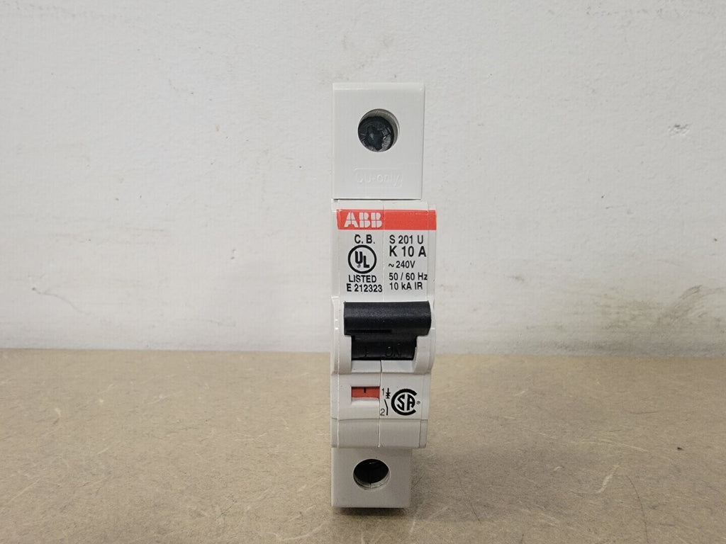 ABB 10 Amp, 1 Pole, 240 Volts Circuit Breaker S201U-K10A