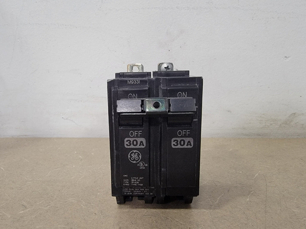 GE 30 Amp, 2 Pole, 120/240 Volts Circuit Breaker THQB2130