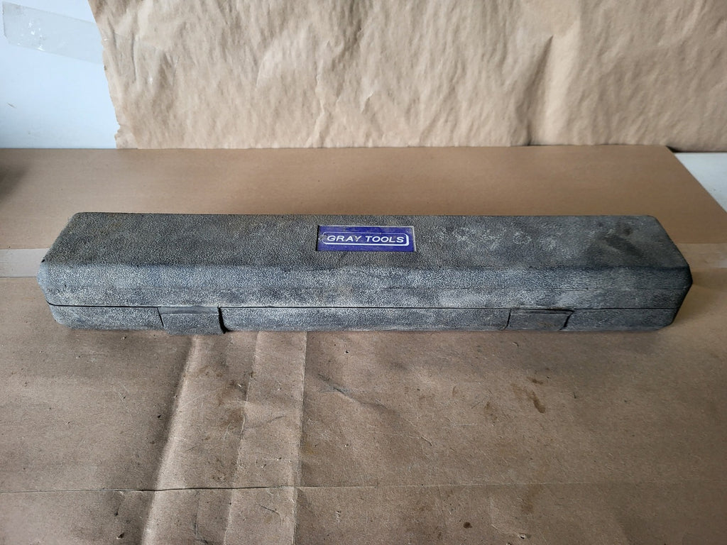 GRAY TOOLS 1/2" 0 to 250 Foot Pounds Heavy-Duty Dial Type Torque Wrench DFN250A