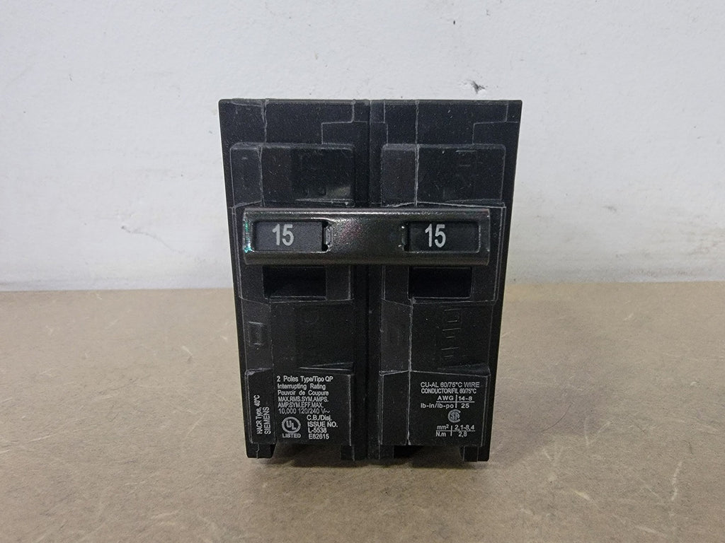 SIEMENS 15 Amp, 2 Pole, 120/240 Volts Circuit Breaker Q215