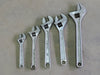 8", 10", 12" and 15" Adjustable Wrench Set
