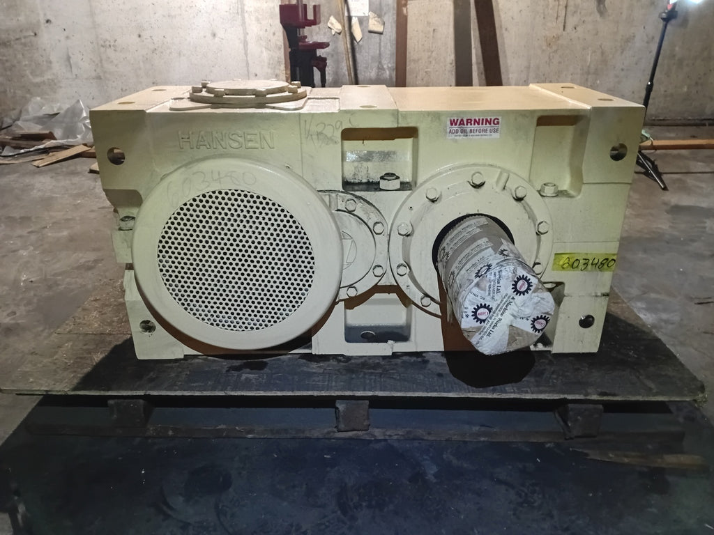 HANSEN 10.276:1 Ratio, 750 hp, 1150/112 rpm Industrial Gearbox RDG21FF-BN-10
