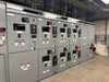 SQUARE D 5 kV Iso-Flex Model 4 Switchgear Lineup w/ Main Tie Breaker