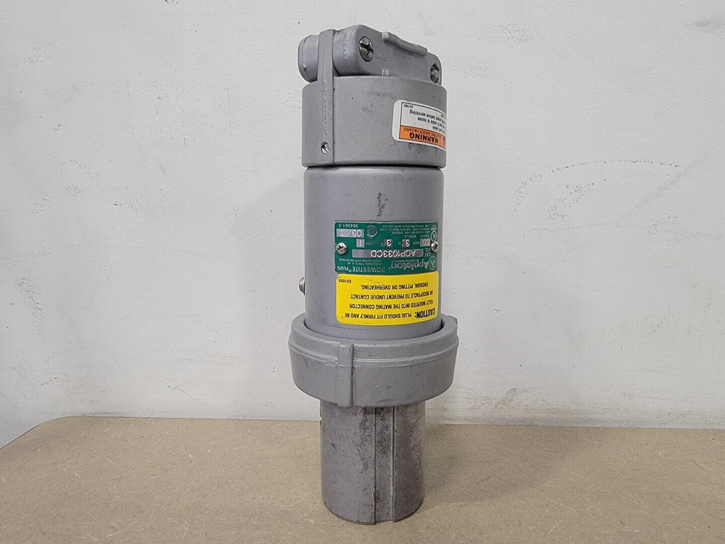 APPLETON 100 Amp, 3W, 3P Powertite Plug ACP1033CD