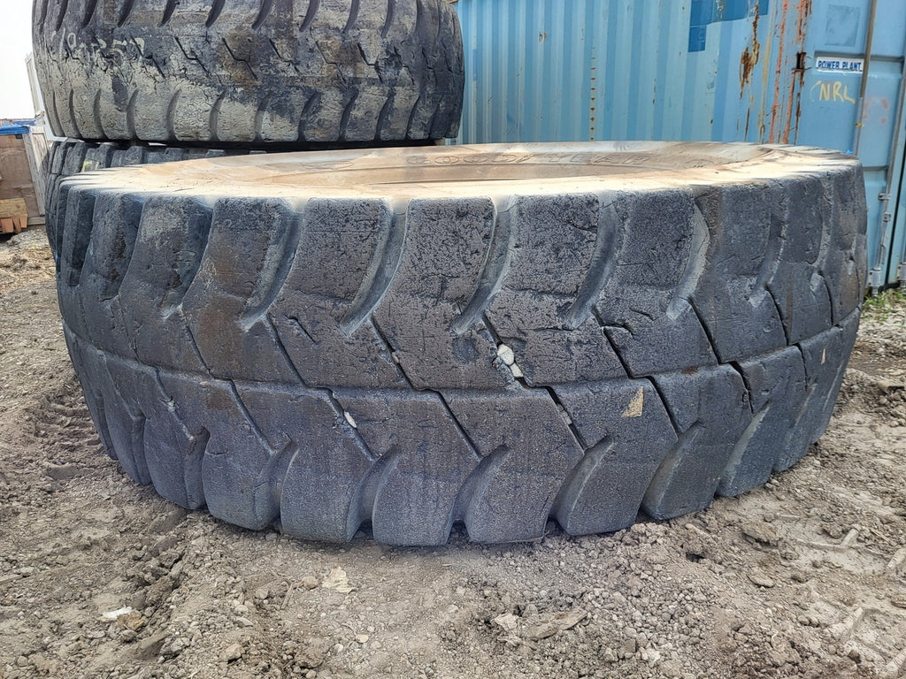 GOODYEAR RM-4B+ OTR 3HL Radial Tubeless Tire, Size 46/90R57 E-4, c/w Rim