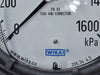 WIKA 4.5", 0 - 1600kPa Pressure Gauge 233.34