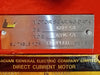 CANADIAN GENERAL ELECTRIC 395 hp, 600 volts, 1150/2000 rpm, CD5637AT, Electric DC Motor 131896