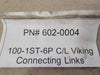 CONNEXUS C/L Viking Connecting links 100-1ST-6P, 602-0004