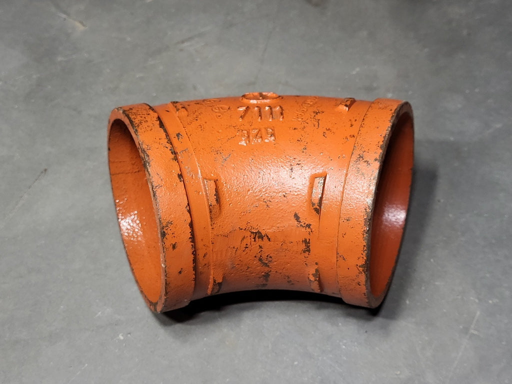 4" Grooved end 45 deg Elbow Fitting 7111