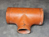 VICTAULIC Reducing Tee 6"x6x4", No. 25