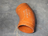 VICTAULIC 6" Grooved 45° Elbow Fitting, Ptd. Orange, No. 110