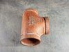VICTAULIC Grooved Tee 3-2, C-E=3.38 in